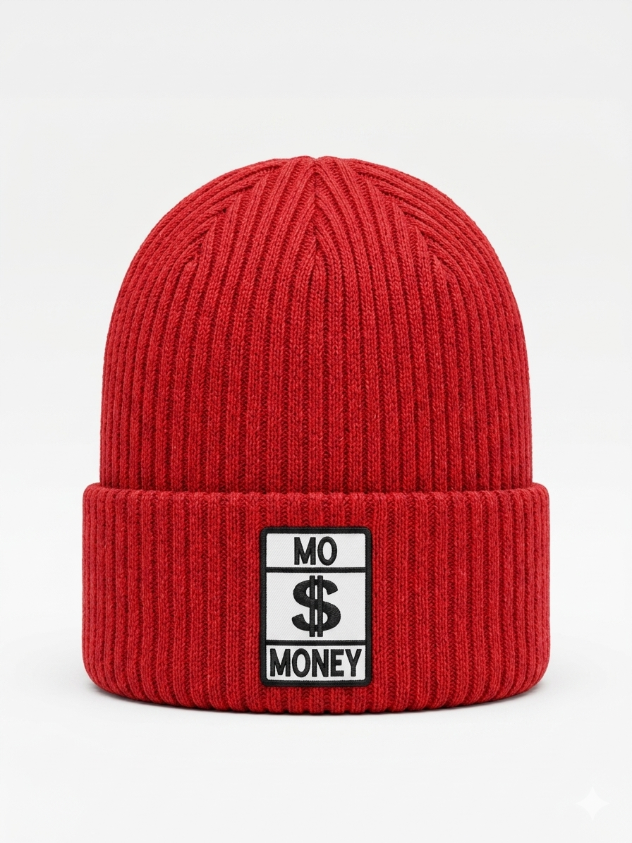 Red core logo beanie