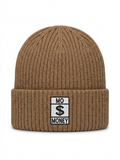 Brown core logo beanie