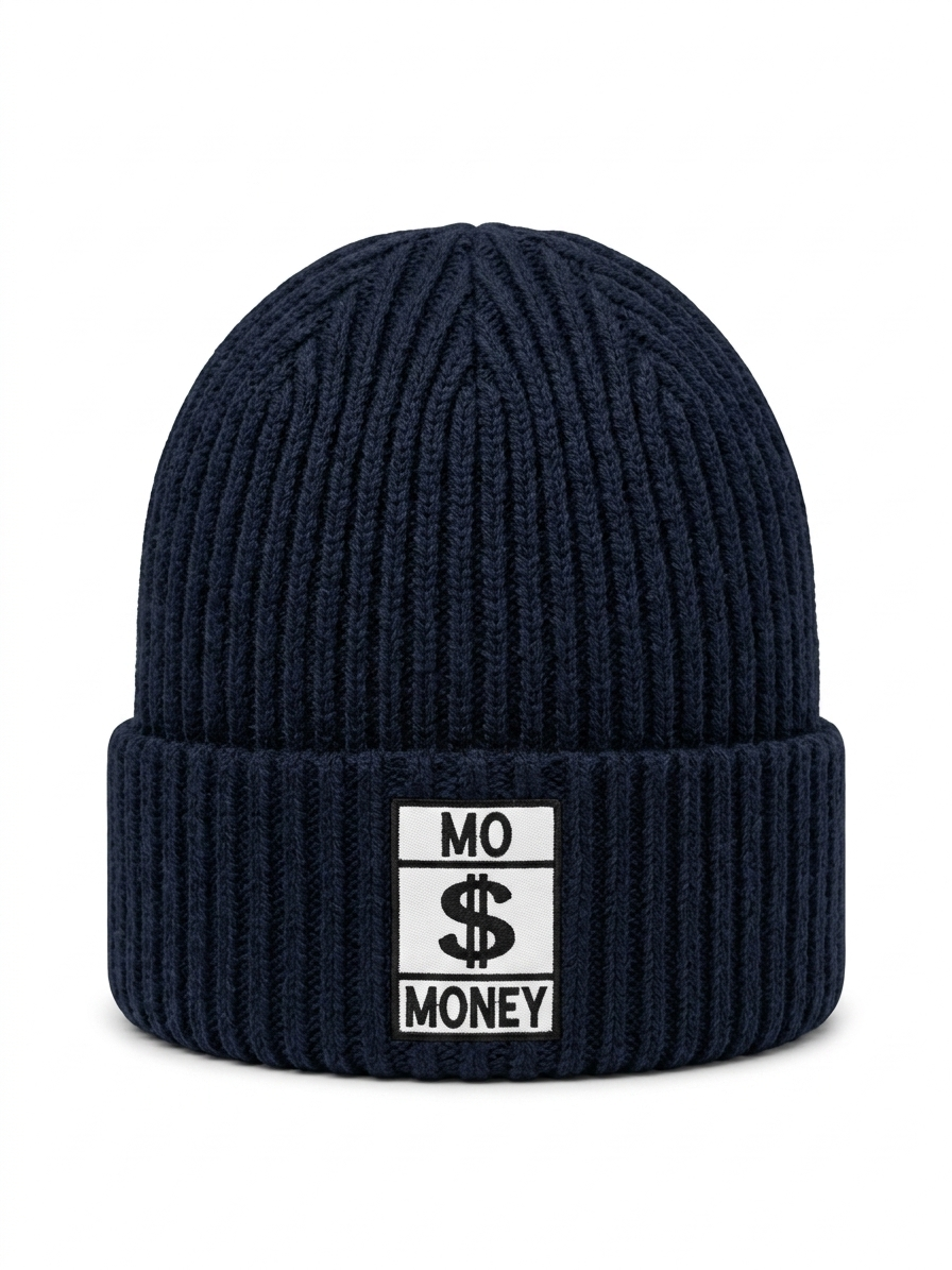 Black core logo beanie