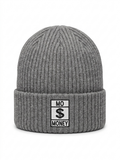Gray core logo beanie