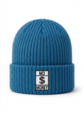 Teal blue core logo beanie